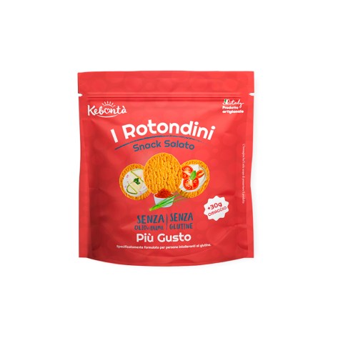 I Rotondini snack senza glutine con paprica