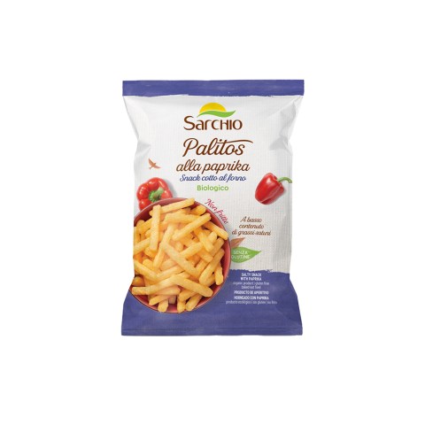 Sarchio Palitos Snack alla Paprika Senza Glutine