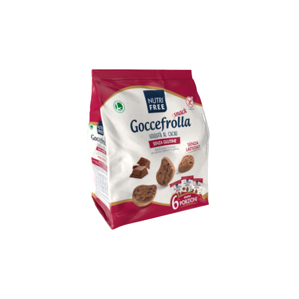 Goccefrolla Golosità al Cacao Snack Senza Glutine 240 g Nutrifree