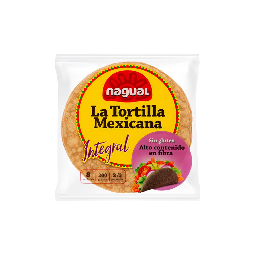 Tortilla Messicana Integrale Senza Glutine 200 g Nagual