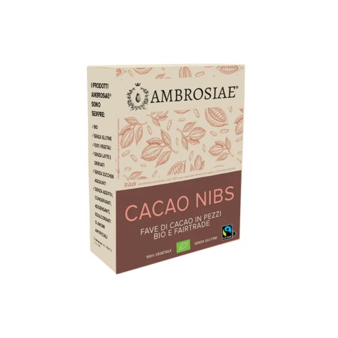 Cacao Nibs Fairtrade Ambrosiae Gluten free