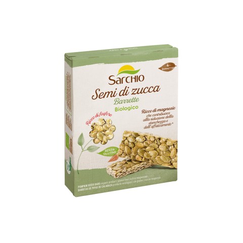 Bio Barrette Senza Glutine Semi di Zucca Sarchio