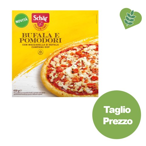 Schar Pizze Surgelate Bufala e Pomodori Senza Glutine