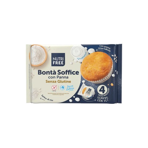 Bontà Soffice con Panna Merendina Senza Glutine Nurtrifree