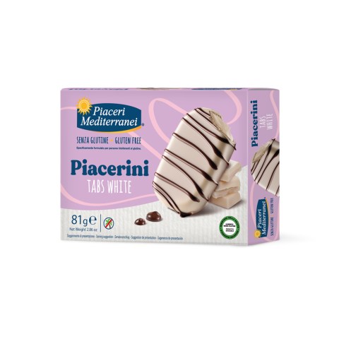 Piacerini Tabs White Snack Dolci Piaceri Mediterranei