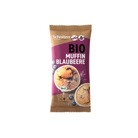 Muffin Bio Senza Glutine con Mirtilli Schnitzer