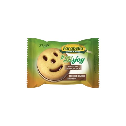 Bisjoy Crema Nocciola Senza Glutine Happy Farm Snack Dolce