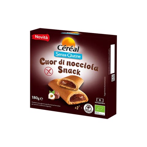 Snack Cuor di Nocciola Cereal Linea Senza Glutine