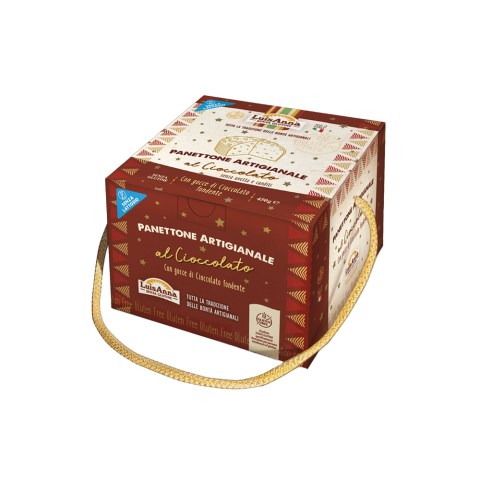 Panettone al cioccolato Luisanna Natale senza glutine