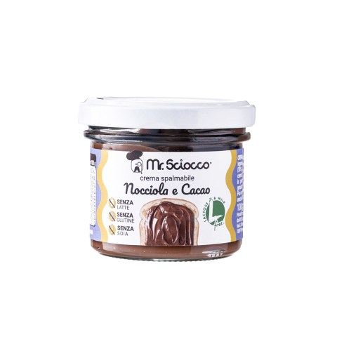 Crema Spalmabile Nocciola e Cacao senza glutine Mr Sciocco