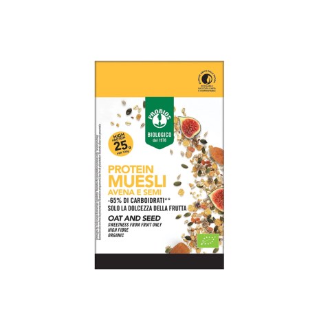 Protein Muesli Avena e Semi Probios - Muesli senza glutine