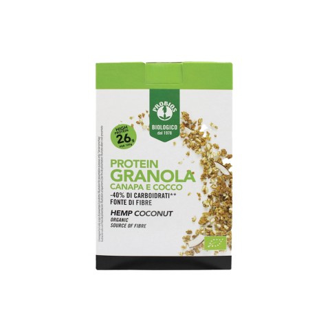 Protein granola canapa e cocco Probios - Granola senza glutine