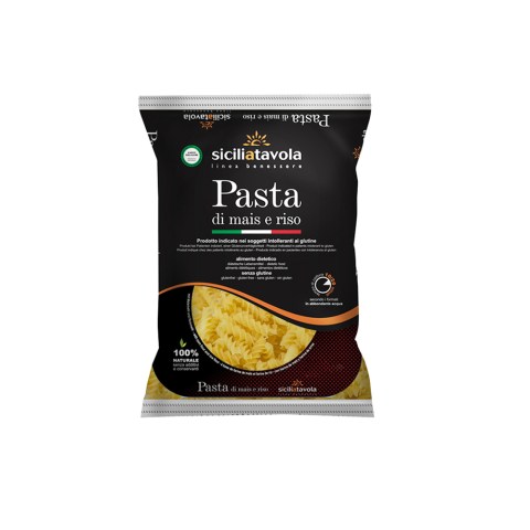 Fusilli mais e Riso Senza Glutine Pasta Sicilia a Tavola