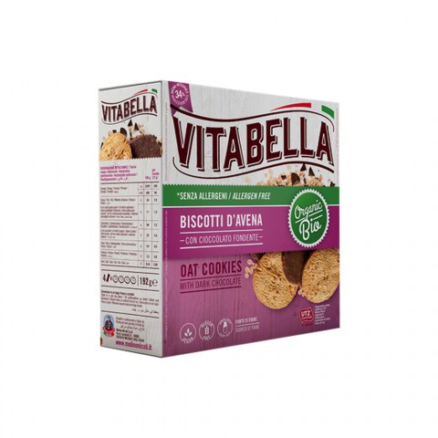 BISCOTTI D'AVENA CON CIOCCOLATO - VITABELLA