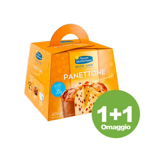 PANETTONE SENZA GLUTINE SENZA CANDITI PIACERI MEDITERRANEI