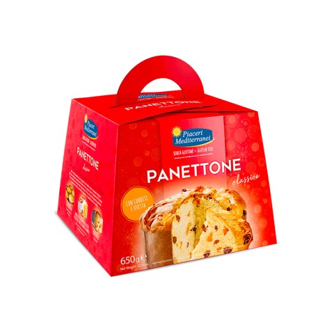 PANETTONE SENZA GLUTINE PIACERI MEDITERRANEI NATALE