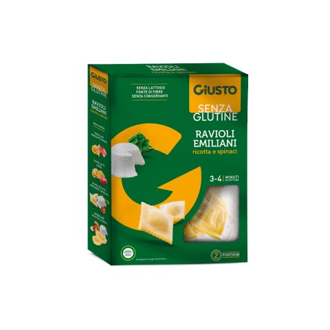 RAVIOLI RICOTTA E SPINACI - GIUSTO